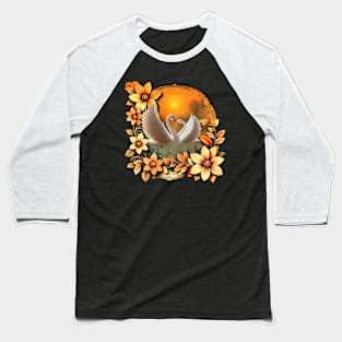 Beautiful swans in love. Baseball T-Shirt